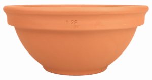 DEGREA Misa Ciotola CICLAMINO D28 Ceramiczna Klasyczna Prosta Włoska Terakota 28cm