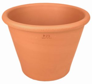DEGREA Doniczka  VASO POMPEI D23  Ceramiczna Klasyczna Prosta Włoska Terakota 23cm
