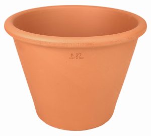 DEGREA Doniczka  VASO POMPEI D27  Ceramiczna Klasyczna Prosta Włoska Terakota 27cm