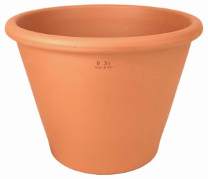 DEGREA Doniczka VASO POMPEI D31 Ceramiczna Klasyczna Prosta Włoska Terakota 31cm