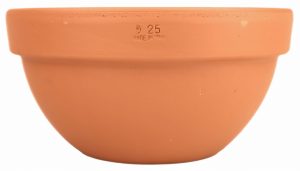 DEGREA Misa Ciotola IBIS D25 Ceramiczna Klasyczna Prosta Włoska Terakota 25cm