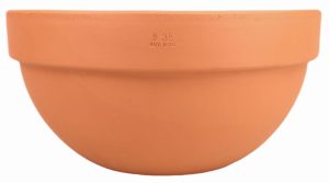 DEGREA Misa Ciotola IBIS D35 Ceramiczna Klasyczna Prosta Włoska Terakota 35cm