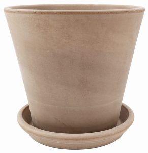 DEGREA Doniczka Ceramiczna Terakota ETNA VULCANO D26 cm + Podstawek D23 cm