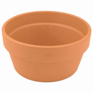 DEGREA Doniczka MINI VASO D27 Ceramiczna Terakota NISKA 27cm