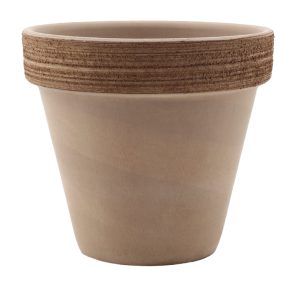 DEGREA Doniczka VASO VULCANO GRAFFIATO D15 Ceramiczna Terakota 15cm