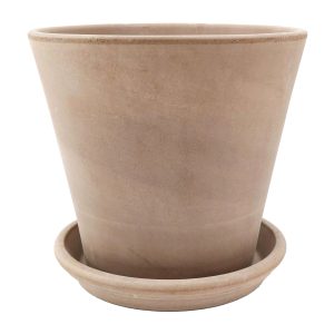 DEGREA Doniczka Ceramiczna Terakota ETNA VULCANO D26 cm + Podstawek D23 cm