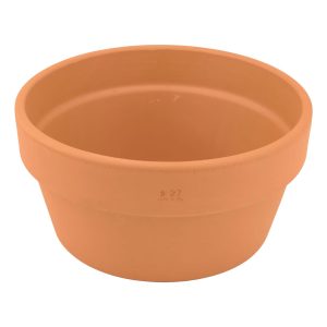 DEGREA Doniczka MINI VASO D27 Ceramiczna Terakota NISKA 27cm