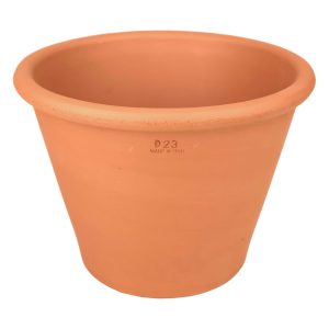 DEGREA Doniczka  VASO POMPEI D23  Ceramiczna Klasyczna Prosta Włoska Terakota 23cm