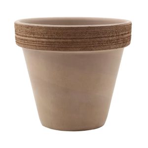 DEGREA Doniczka VASO VULCANO GRAFFIATO D15 Ceramiczna Terakota 15cm