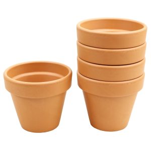 Zestaw 5 sztuk Doniczki DEGREA VASO D13 Ceramiczna Terakota 13cm
