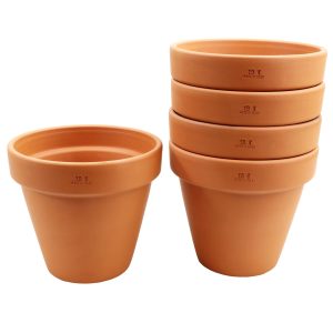 Zestaw 5 sztuk Doniczki DEGREA VASO D19 Ceramiczna Terakota 19cm