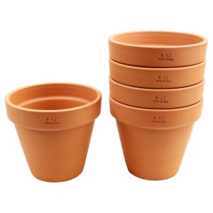 Zestaw 5 sztuk Doniczki DEGREA VASO D17 Ceramiczna Terakota 17cm