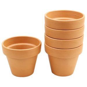 Zestaw 5 sztuk Doniczki DEGREA VASO D11 Ceramiczna Terakota 11cm