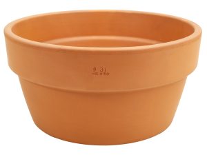 DEGREA Doniczka MINI VASO D31 Ceramiczna Terakota NISKA 31cm