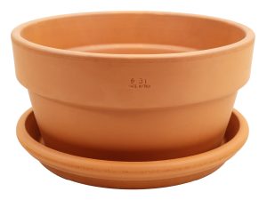 DEGREA Doniczka ceramiczna MINI VASO D31 + Podstawka D31