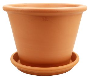DEGREA Doniczka Ceramiczna  VASO POMPEI D35 + Podstawek D31 cm