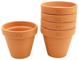 Zestaw 5 sztuk Doniczki DEGREA VASO D15 Ceramiczna Terakota 15cm