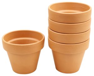 Zestaw 5 sztuk Doniczki DEGREA VASO D11 Ceramiczna Terakota 11cm