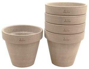 Zestaw 5 sztuk Doniczki DEGREA VASO VULCANO D17 Ceramiczna Terakota 17cm