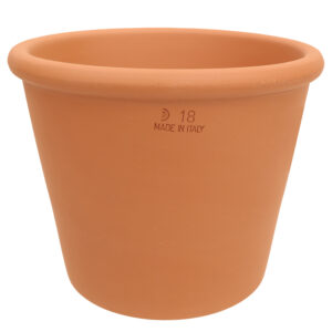 DEGREA Doniczka VASO CILINDRO D18 Ceramiczna Terakota 18cm