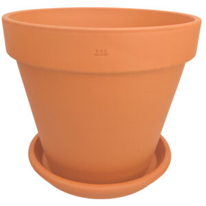 DEGREA Doniczka Ceramiczna VASO D43 43cm Duża + Podstawka D36