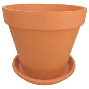 DEGREA Doniczka Ceramiczna VASO D47 Duża 47cm + Podstawka D42